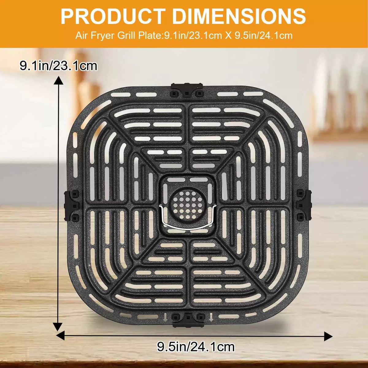 GWY Air Fryer Accessories for Instant Pan For Clear Cook 6QT, Black [2]
