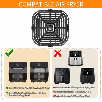 GWY Air Fryer Accessories for Instant Pan For Clear Cook 6QT, Black [3]