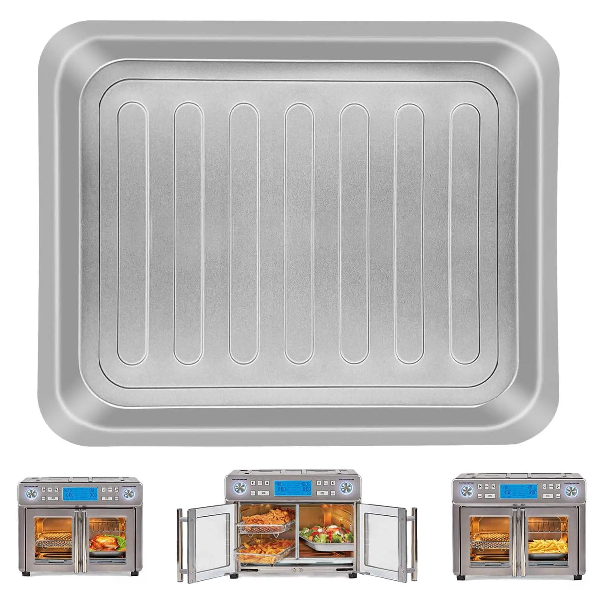 GXF Air Fryer Accessories for Emeril Lagasse Dual Zone 360 Silver [1]