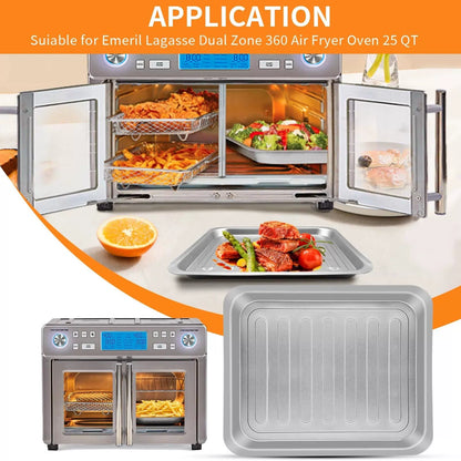GXF Air Fryer Accessories for Emeril Lagasse Dual Zone 360 Silver [3]