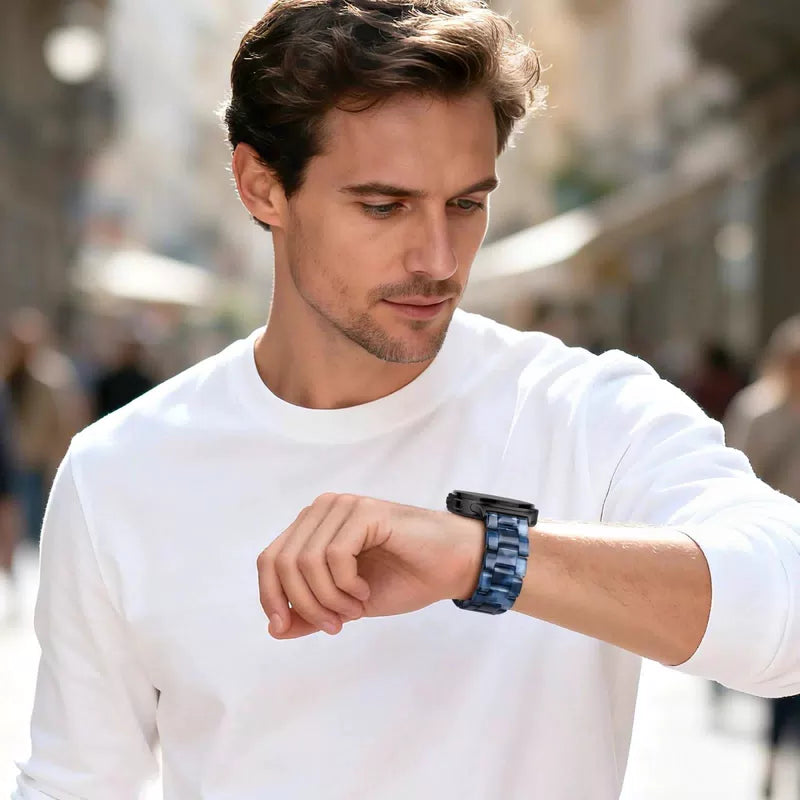 G-ficu Resin Band for Samsung Galaxy Watch 8/8Classic Band, Dark Blue [6]