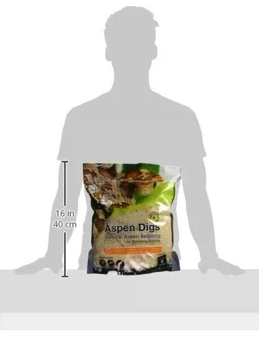 Galápagos (05064) Aspen Digs Shavings Bedding, 8-Quart, 8 quarts, Natural [5]