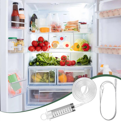 Gisafai 3 Pcs 59'' Refrigerator Cleaning Kit with 100 ml Ice Water Tube [4]