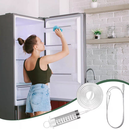 Gisafai 3 Pcs 59'' Refrigerator Cleaning Kit with 100 ml Ice Water Tube [6]