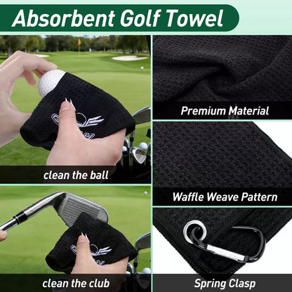Gofly Golf Club Cleaning Kit, Brush & Groove Sharpener & Black [4]
