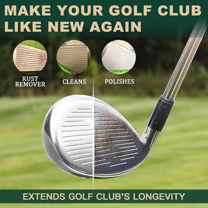 Golf Club Cleaning Kit 3-in-1 with Cleaner Brush, Towel and black [4]