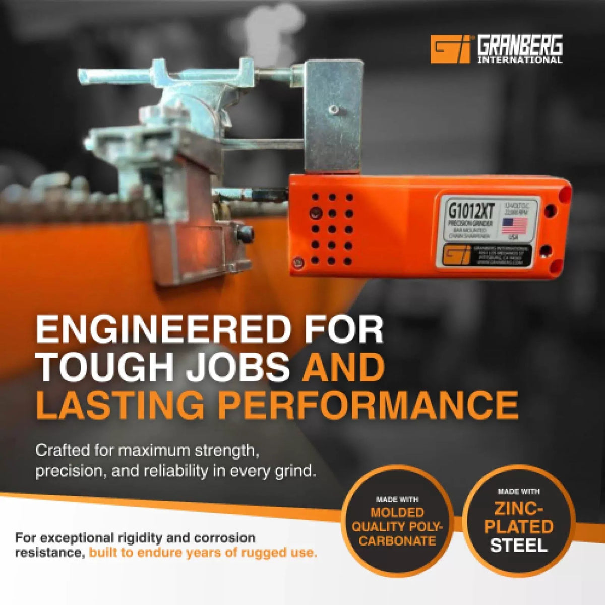 Granberg G1012XT Chainsaw Sharpener – 12V Electric Orange,black [3]