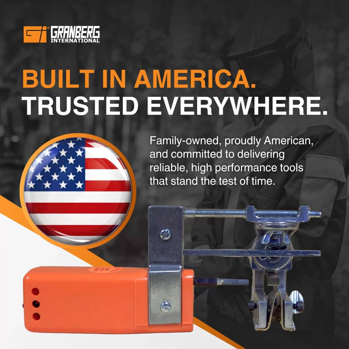 Granberg G1012XT Chainsaw Sharpener – 12V Electric Orange,black [6]