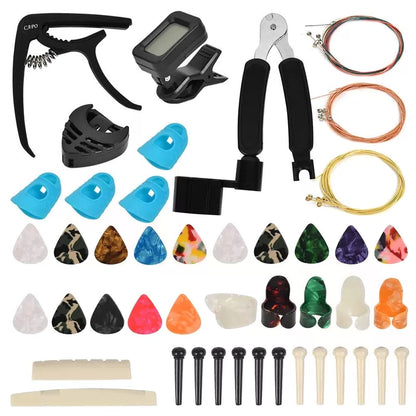 Guitar Accessories Kit Tool Changing Include Acoustic Gold [1]