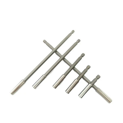 60/100/150/200mm 1/4"Hex Rod Shank Long Handle Screwdriver Tip Holder Extension Bit Set Extensions Quick Change Hand Tool Socket