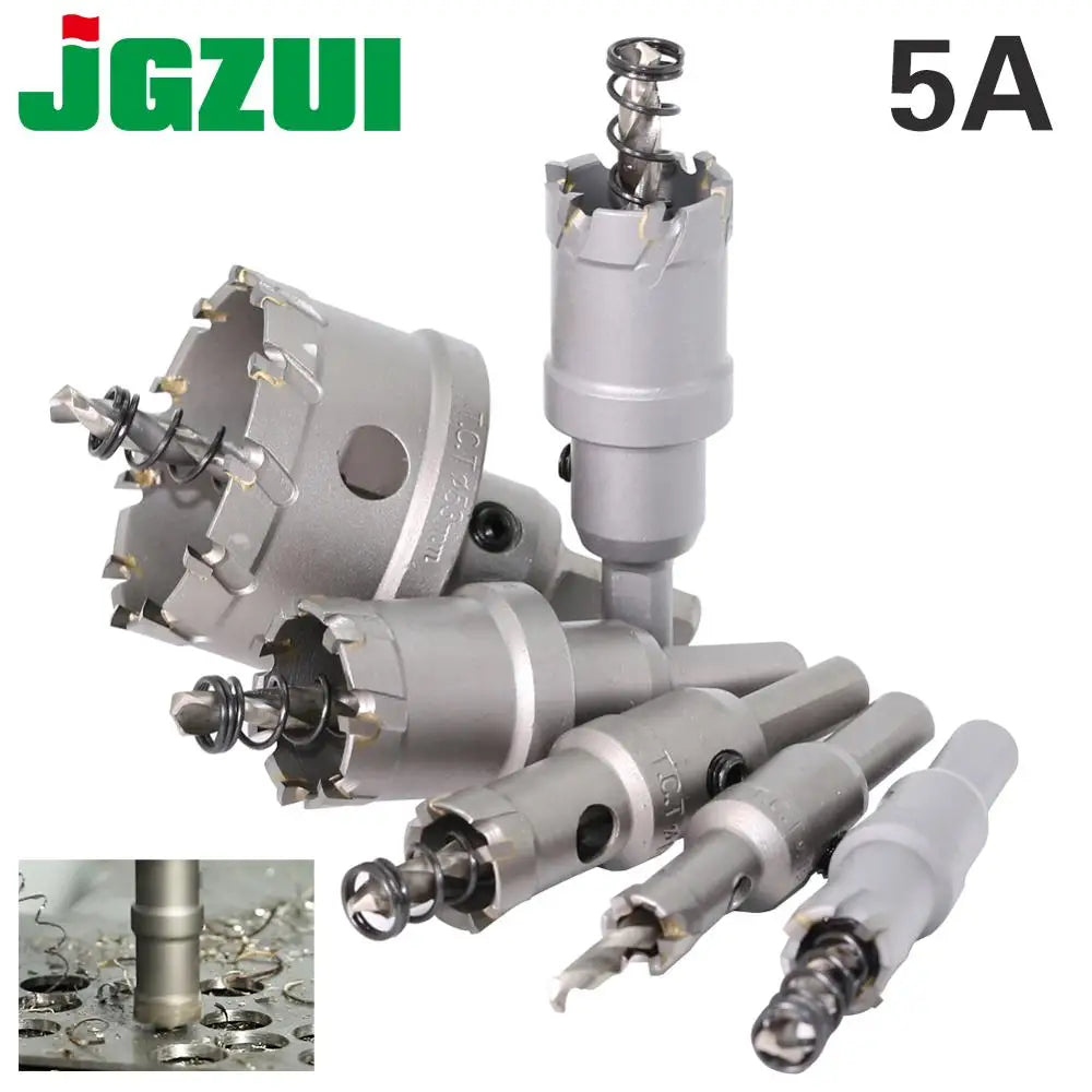 5A Carbide Tip TCT Hole Saw Drill Bit Set 12-150mm