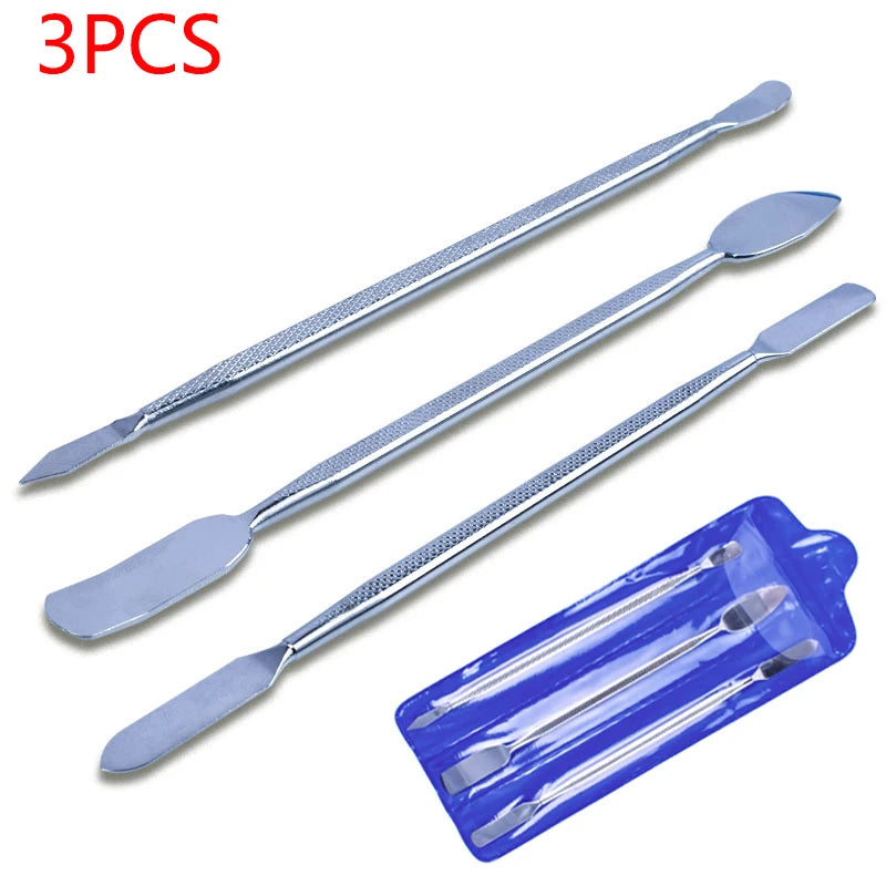 3pcs Universal Mobile Phone Repair Opening Tool Metal Disassemble Crowbar Metal Steel Pry Phone Hand Tool Set