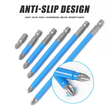 PH2 Magnetic Screwdriver Bits 1/4 Hex Shank Long Reach