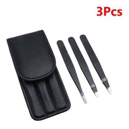 4pcs Anti-static Stainless Steel Tweezers Maintenance Tools Industrial Precision Straight Tweezers Repair Tool For Eyebrow DIY
