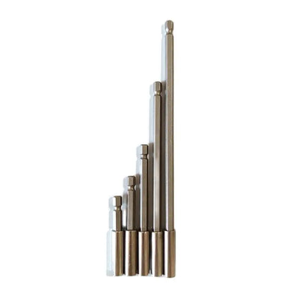 60/100/150/200mm 1/4"Hex Rod Shank Long Handle Screwdriver Tip Holder Extension Bit Set Extensions Quick Change Hand Tool Socket