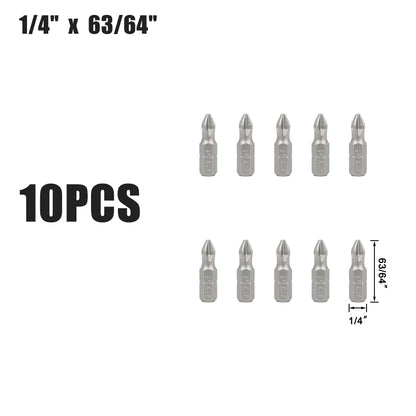 PH2 Magnetic Screwdriver Bits 1/4 Hex Shank Long Reach