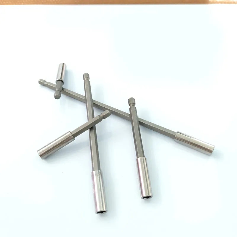 60/100/150/200mm 1/4"Hex Rod Shank Long Handle Screwdriver Tip Holder Extension Bit Set Extensions Quick Change Hand Tool Socket