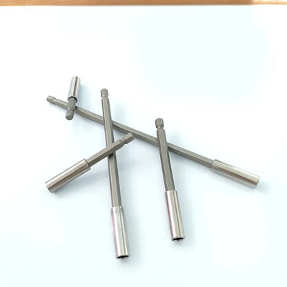 60/100/150/200mm 1/4"Hex Rod Shank Long Handle Screwdriver Tip Holder Extension Bit Set Extensions Quick Change Hand Tool Socket
