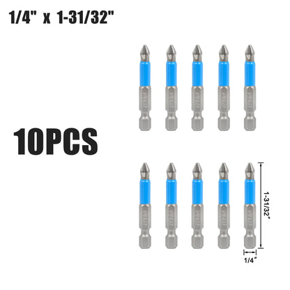 PH2 Magnetic Screwdriver Bits 1/4 Hex Shank Long Reach