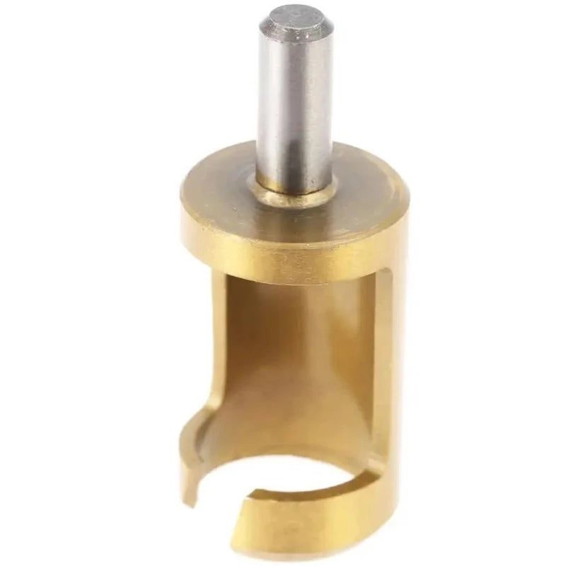 4Pcs Titanium Coated Shank Barrel Cork Drill Bit Plug Cutter Bored Hole Tenon Drills Hole Saw Arbors Woodwork Hole Opener Tools