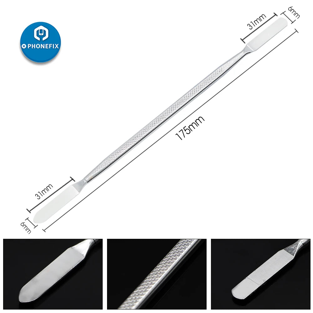 3/8pcs Universal Mobile Phone Repair Opening Tool Metal Spudger Kits Cellphone Disassemble Crowbar Steel Pry Phone Hand Tool Set
