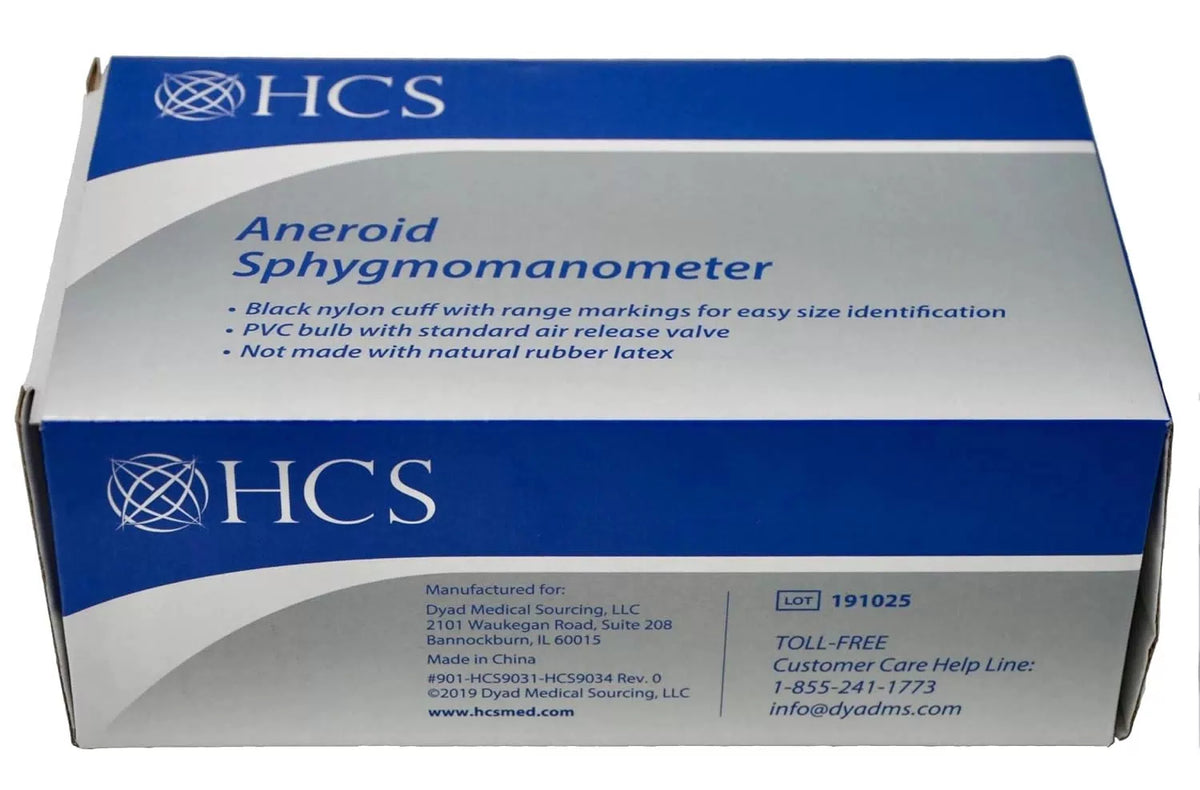 HCS Extra Large Blood Pressure Cuff, Manual - Adult BP Cuff - XL [7]