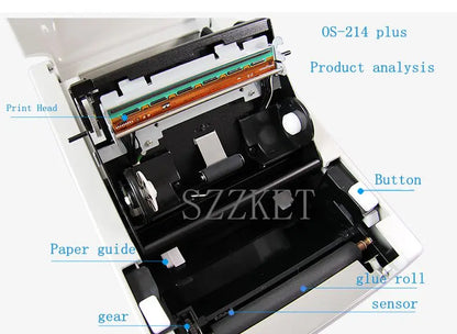 OS-214plus thermal printer OS-214 \ thermal transfer barcode printer label printer  for Argox,OS-214 plus