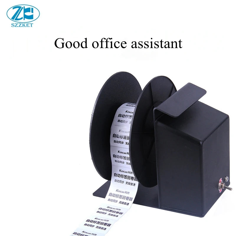 Automatic label rewinder clothing tag sticker winding around the washing mark rewind machine