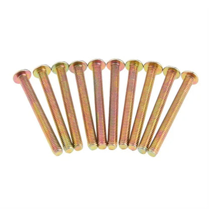 DRELD 10Pcs M4 Screws Handle Screws Furniture Fastener Bolt Hardware M4 * 25mm/30mm/35mm/40mm/45mm Length