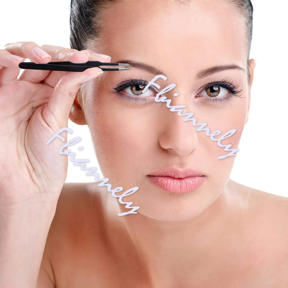 4pcs Anti-static Stainless Steel Tweezers Maintenance Tools Industrial Precision Straight Tweezers Repair Tool For Eyebrow DIY
