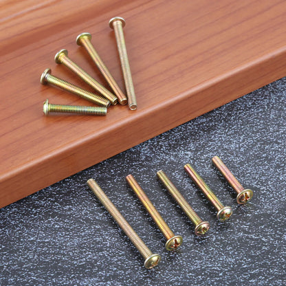 DRELD 10Pcs M4 Screws Handle Screws Furniture Fastener Bolt Hardware M4 * 25mm/30mm/35mm/40mm/45mm Length