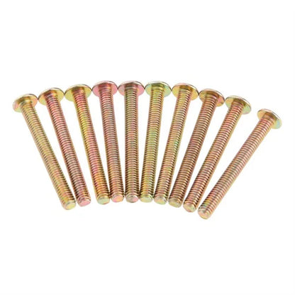 DRELD 10Pcs M4 Screws Handle Screws Furniture Fastener Bolt Hardware M4 * 25mm/30mm/35mm/40mm/45mm Length