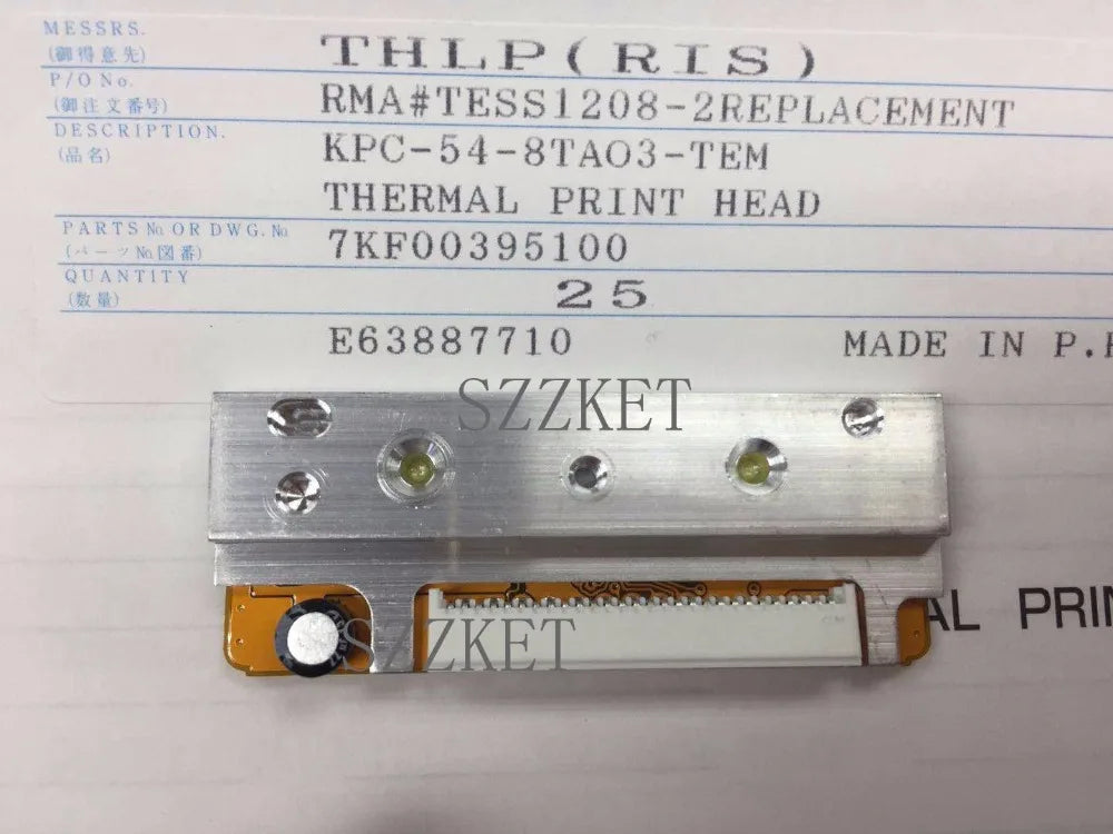 Brand new authentic thermal print head KPC-54-8TAO3-TEM, barcode print head KPC-54-8TAO3 for Kyocera, Thermal printer KPC548TAO3