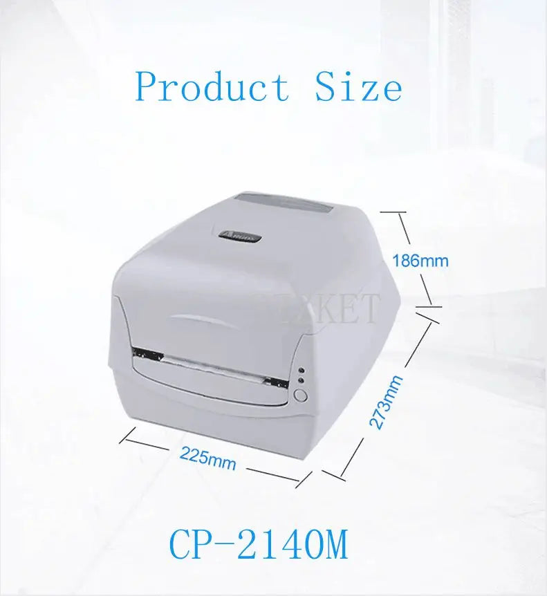 Printer CP2140M CP2140 Label Thermal Printer Adhesive Thermal Transfer Printer CP-2140M, Surface-Label Thermal Transfer BarCode