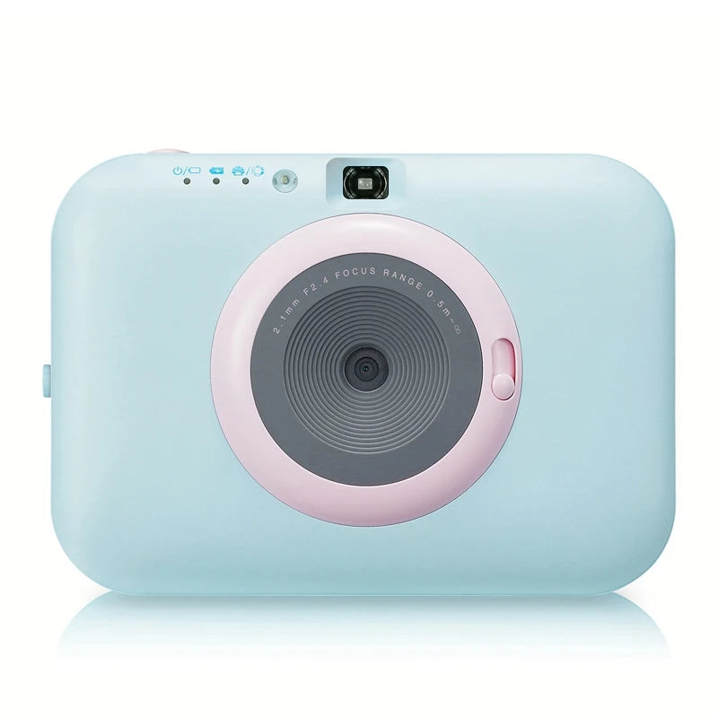 For PC389 mobile phone Bluetooth pocket photo printer fun camera no ink household color photo camera