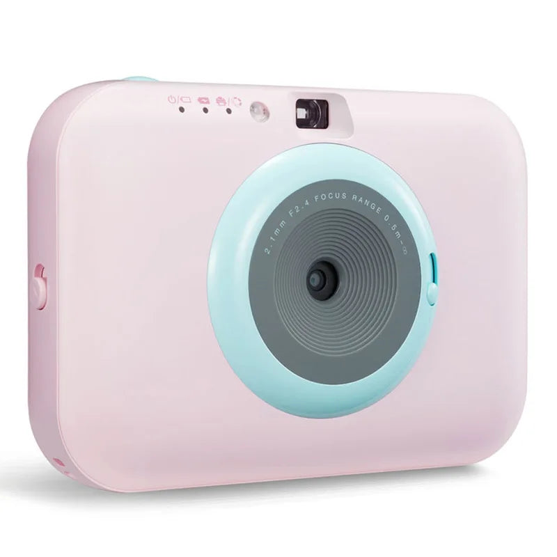 For PC389 mobile phone Bluetooth pocket photo printer fun camera no ink household color photo camera