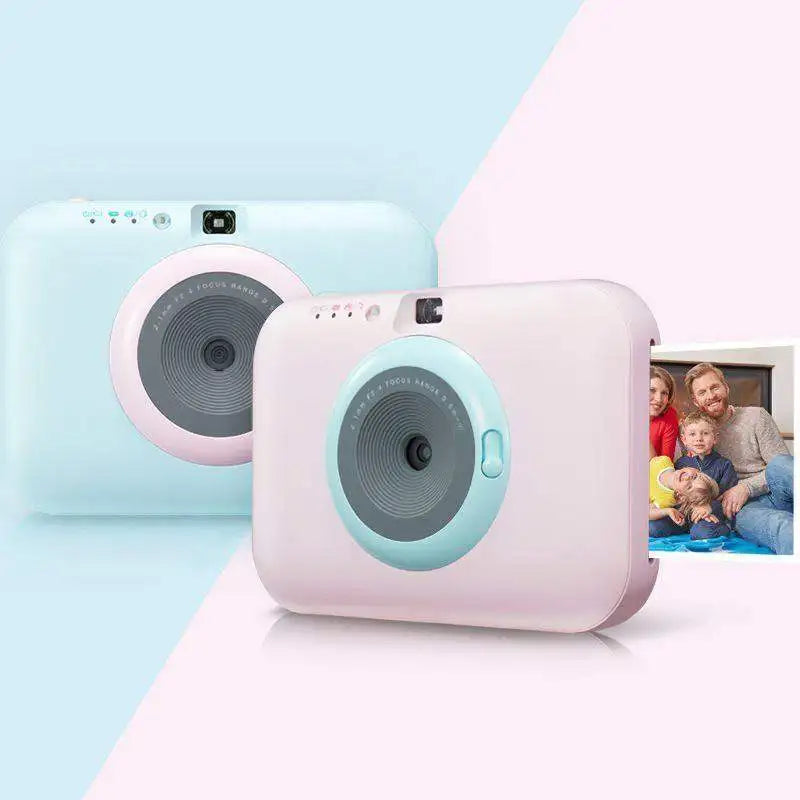 For PC389 mobile phone Bluetooth pocket photo printer fun camera no ink household color photo camera