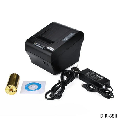 Desktop 80mm POS Thermal Receipt Printer with Auto Cutter Network Printer,Internet Port Cashdrawer Port Automatic paper cutting