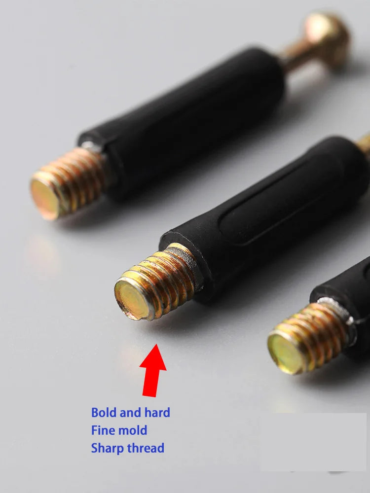 3-in-1 Wood Screw Connector Set, 20pcs M2x8 Carbon Steel