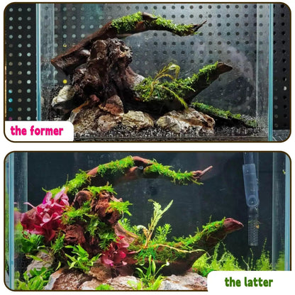 Hamiledyi Aquarium Driftwood, XL:Mopani Driftwood (7-15in 1PCS), Brown [5]