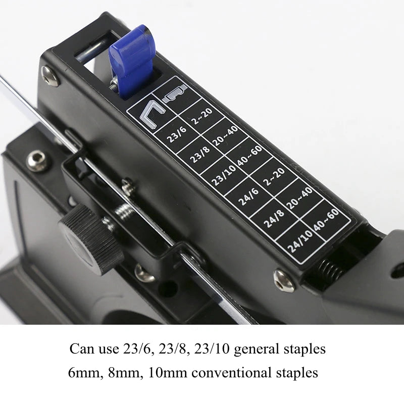 Manual Saddle Stapler Flat Nail Saddle Staple Free Switch A3 Stapler Graphic Office Binding Machine SH-03