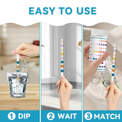 Heavy Metals Water Test Strips (8 Tests) - 100ct Home Testing Kit [3]
