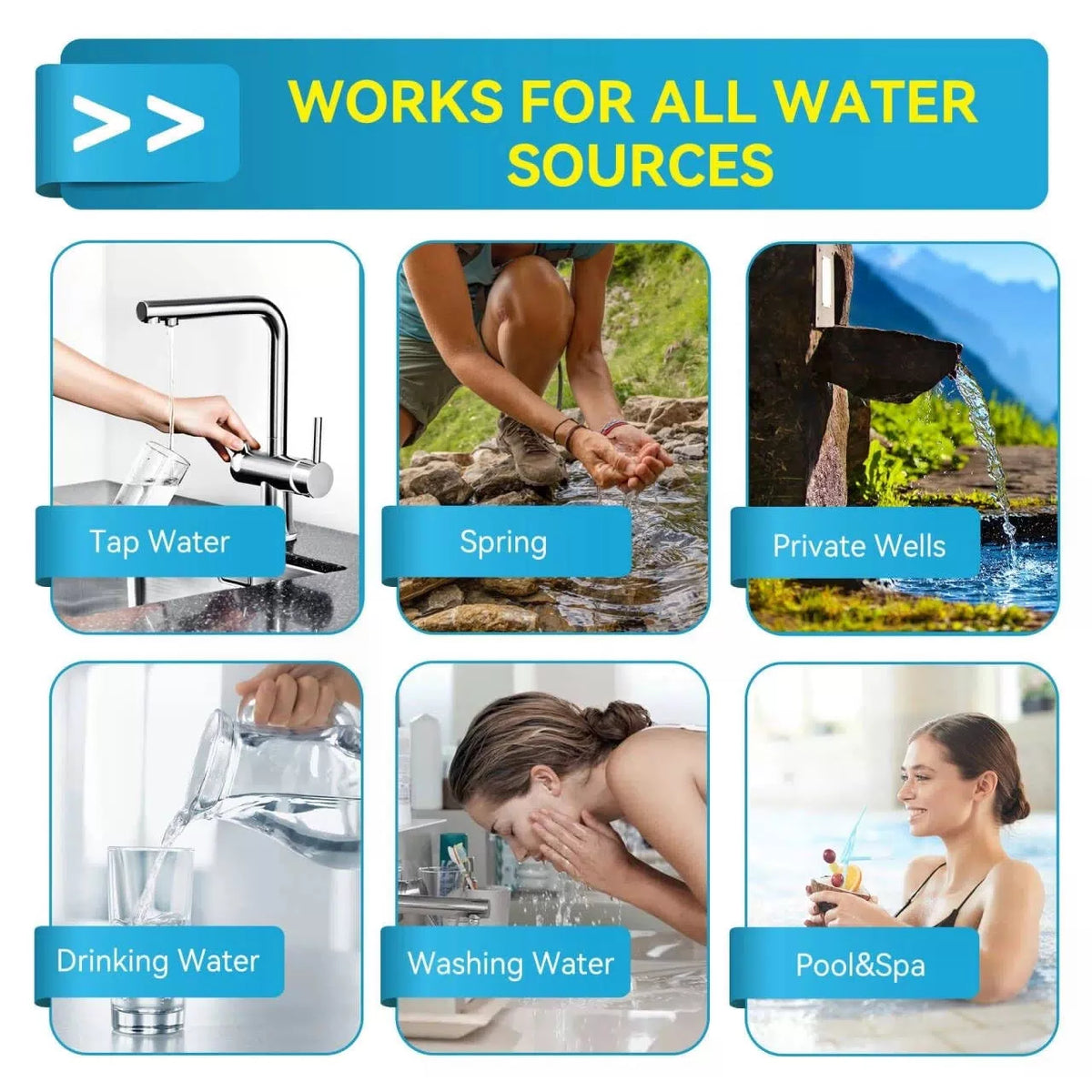 Heavy Metals Water Test Strips (8 Tests) - 100ct Home Testing Kit [5]