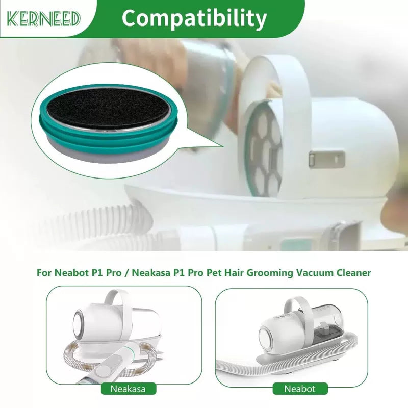 Hepa Filter Sponge Replacement Accessories for Neakasa/Neabot P1 Pro Pet... [3]