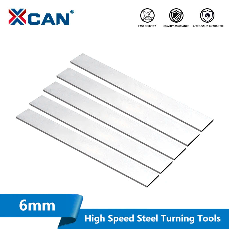 XCAN 6mm HSS Turning Tools for CNC Lathe