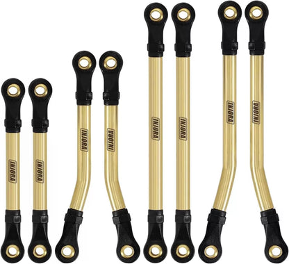 INJORA Brass High Clearance Links Set for TRX4M Bronco Defender 1/18 RC... [1]