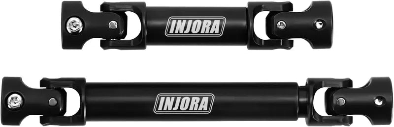 INJORA Hardened Steel Drive Shafts for 1/18 RC Crawler TRX4M High Trail K10... [1]