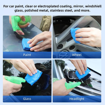 IPELY 4 Pack 100g Car Clay Bar Auto Detailing Magic Bar, Blue [3]