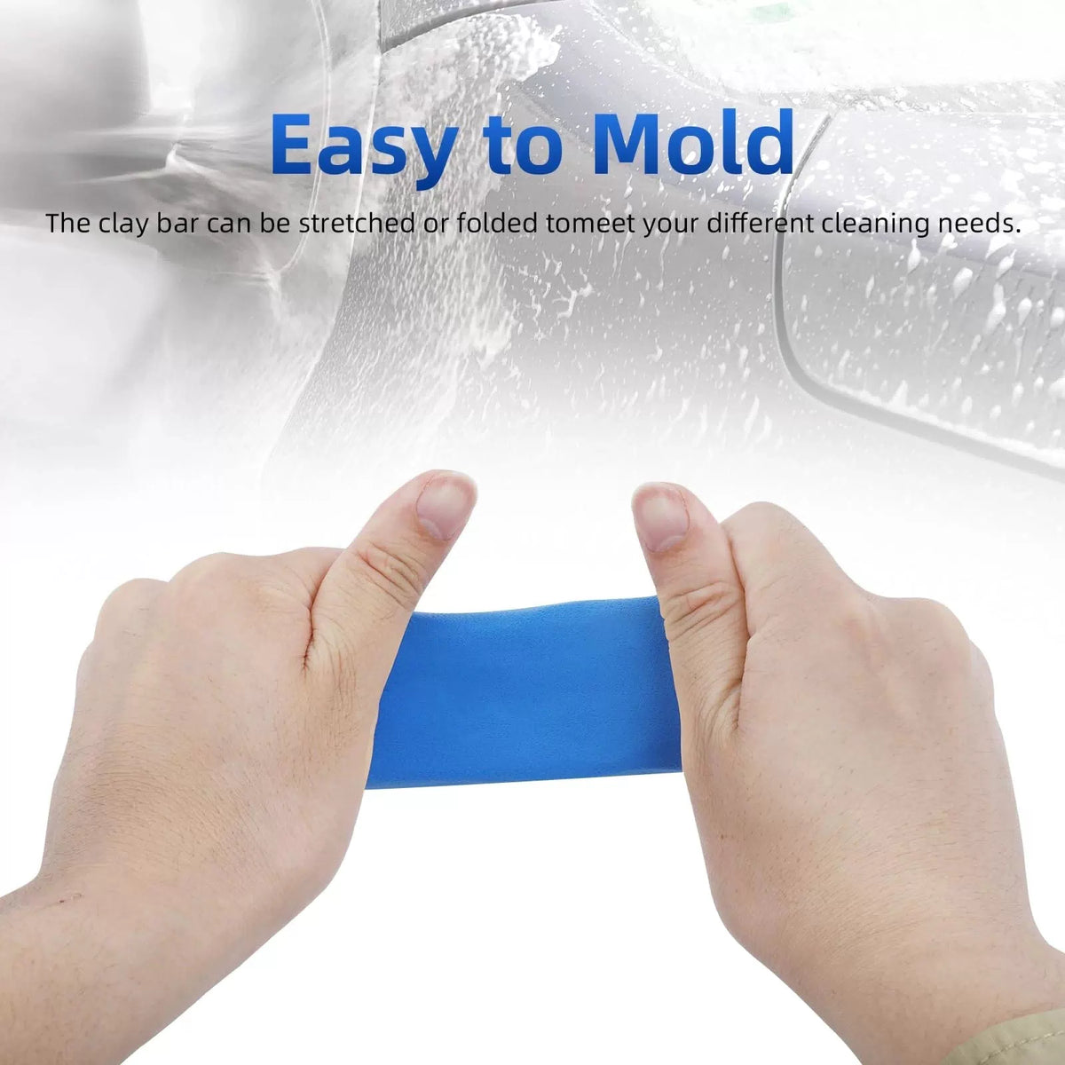 IPELY 4 Pack 100g Car Clay Bar Auto Detailing Magic Bar, Blue [5]