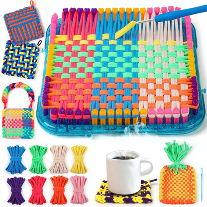 IQKidz Weaving Loom Kit Toys, Potholder Loom, [1]
